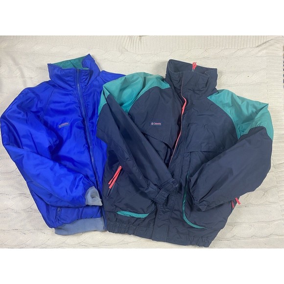 Vtg 90s Columbia Mens XL Ski Jacket Powder Keg Colorblock 3-in-1 Coat + Jacket - Picture 1 of 14